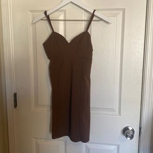 Mocha Mini Dress